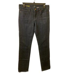 J. Crew Stretch Toothpick Jeans Women Dark Wash Skinny Size 29